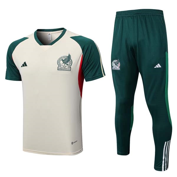 Trikot Mexiko Komplett Set 2023-24 Gelb Grün